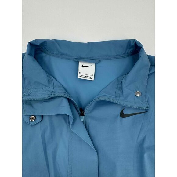 NWT Nike DQ5957-424 Blue Packable Windbreaker Jacket Zip Reflective Run Division - Picture 5 of 8